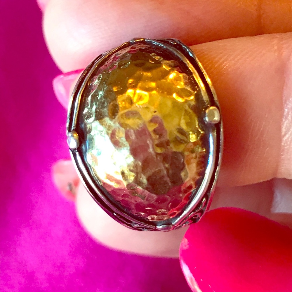 Konstantino Dome Ring Gold & Silver Size 7